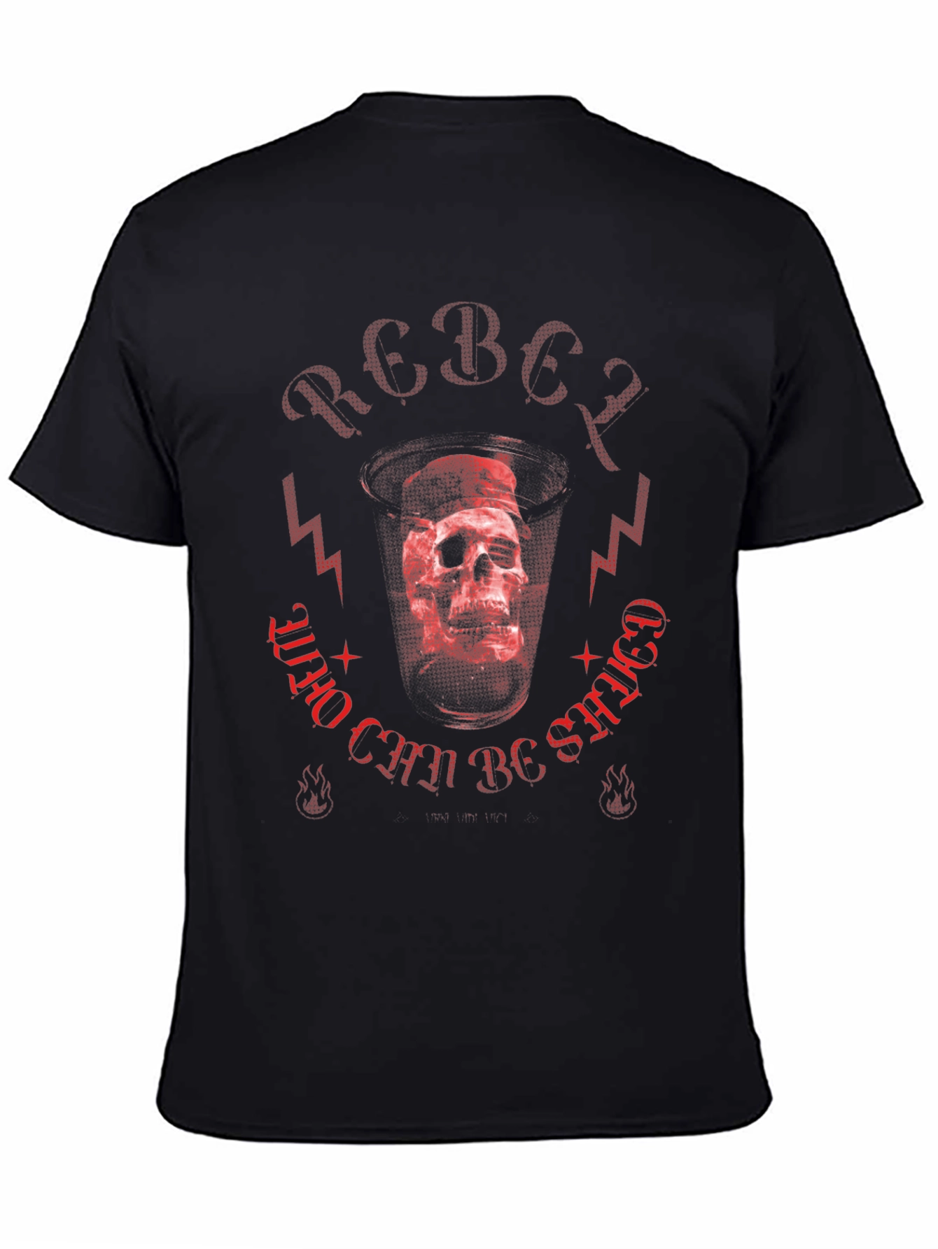 Rebel Skull Graphic Tee - Edgy Streetwear Style