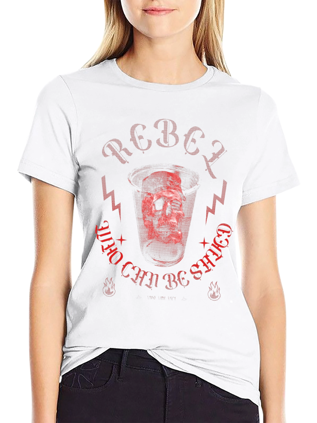Rebel Skull Graphic Tee - Edgy Streetwear Style