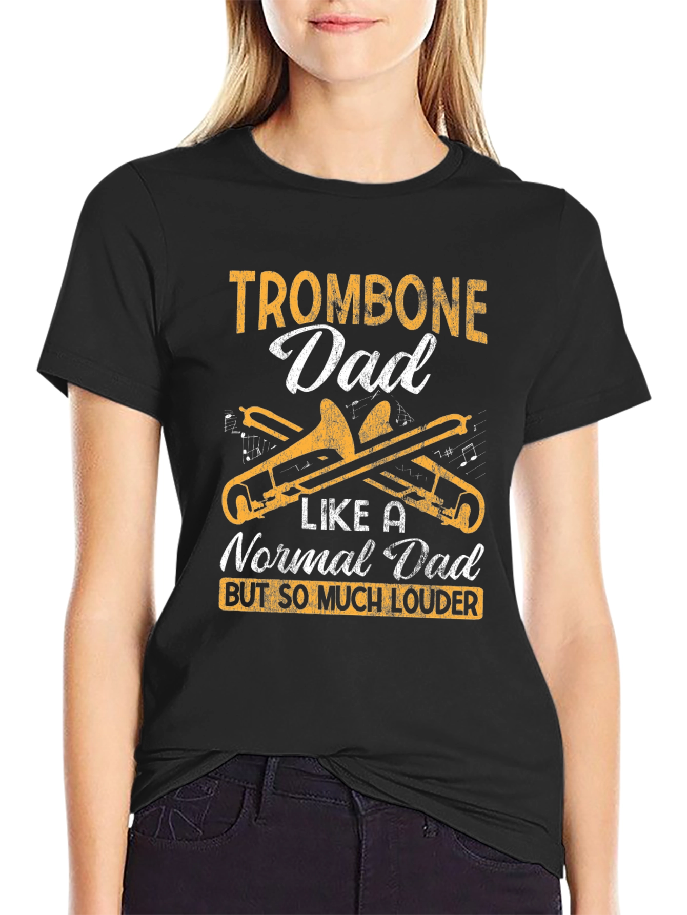 Trombone Dad T-Shirt - Loud Musical Gift