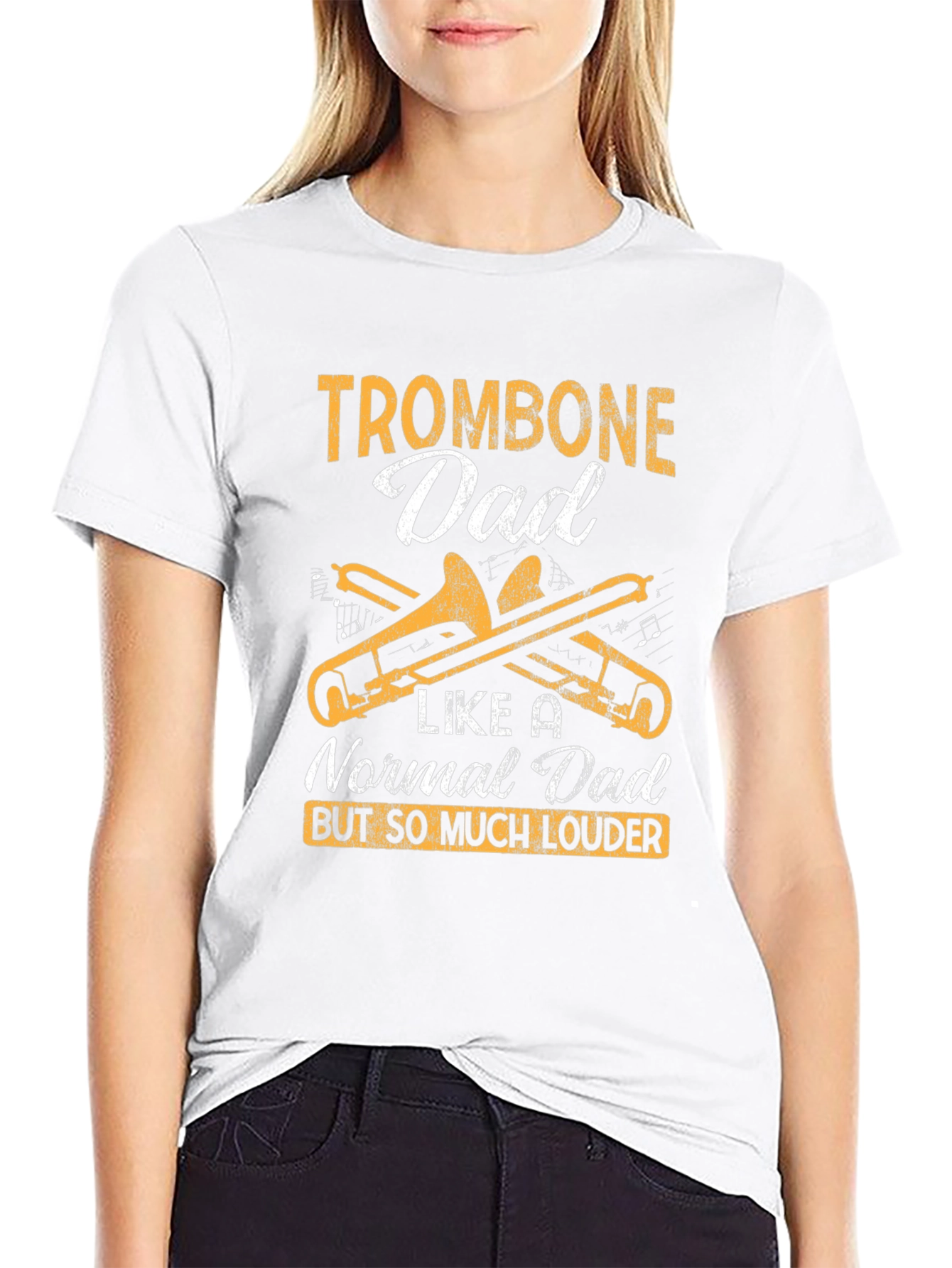 Trombone Dad T-Shirt - Loud Musical Gift