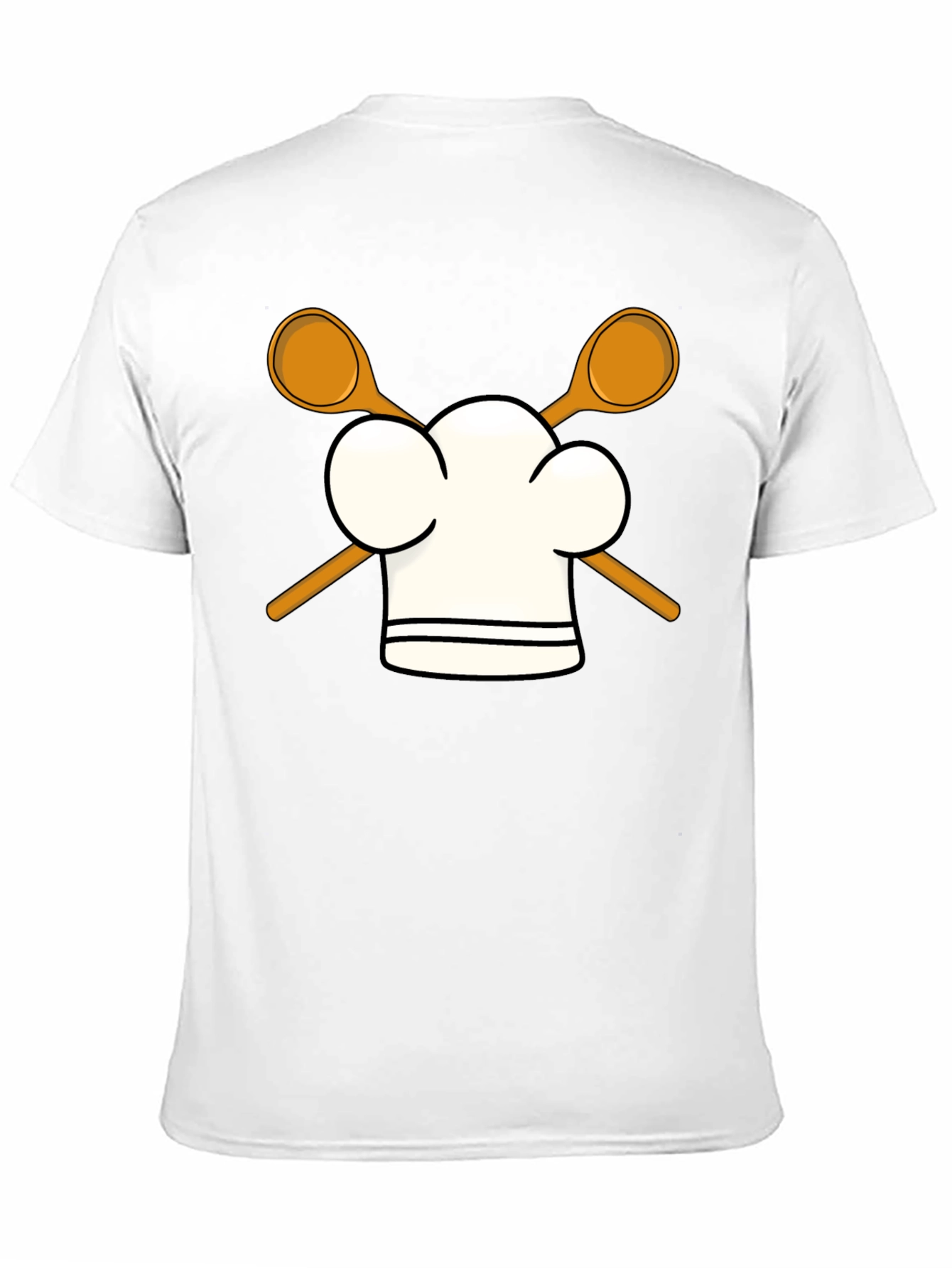Chef Hat & Spoons Black T-Shirt