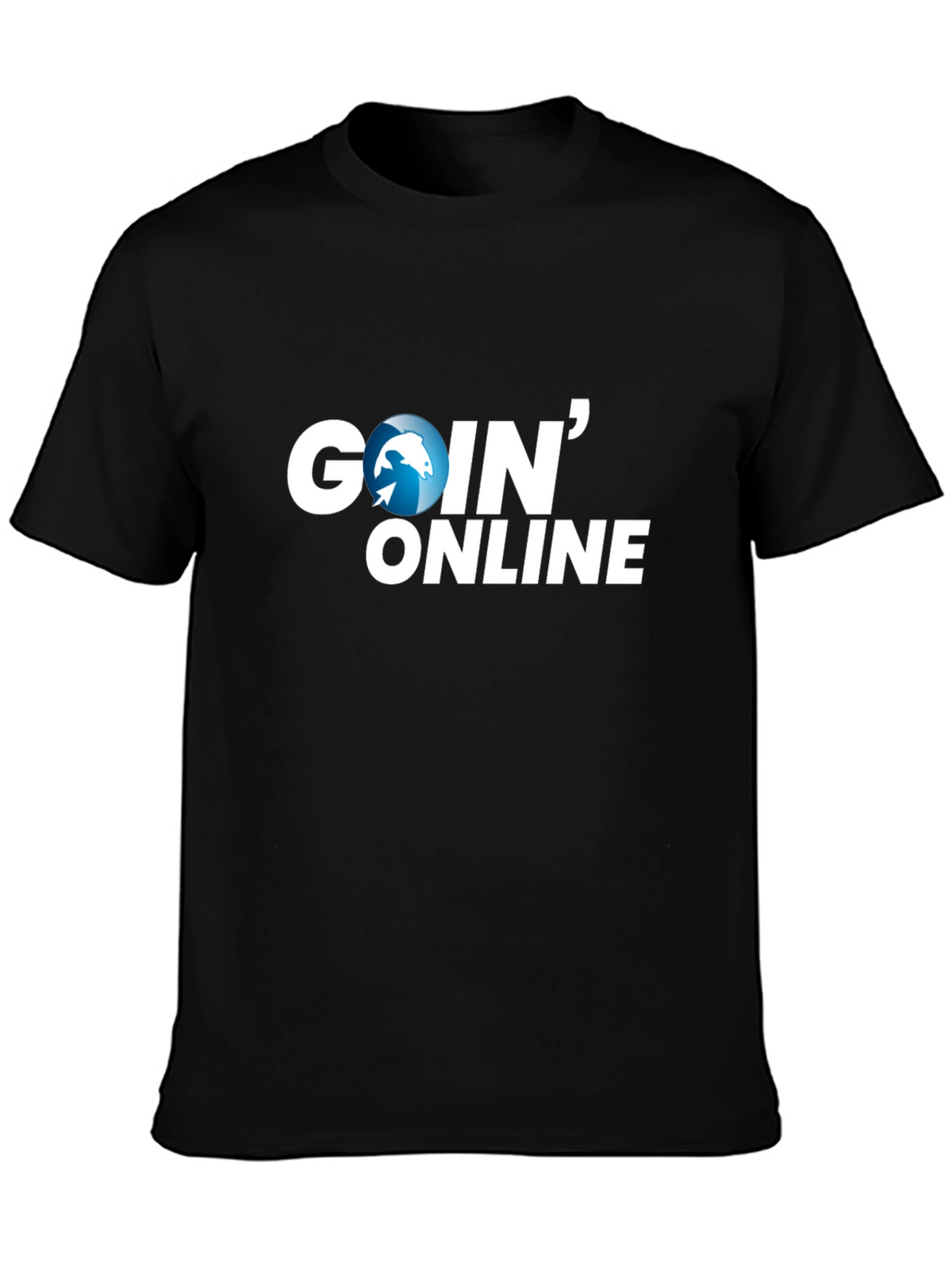 Goin Online Black Graphic T-Shirt