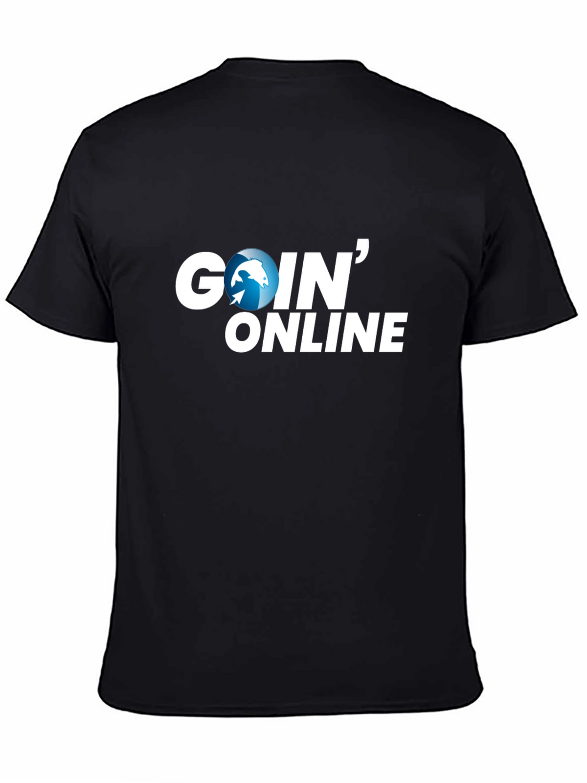 Goin Online Black Graphic T-Shirt