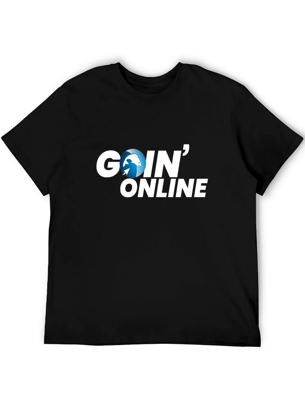Goin Online Black Graphic T-Shirt