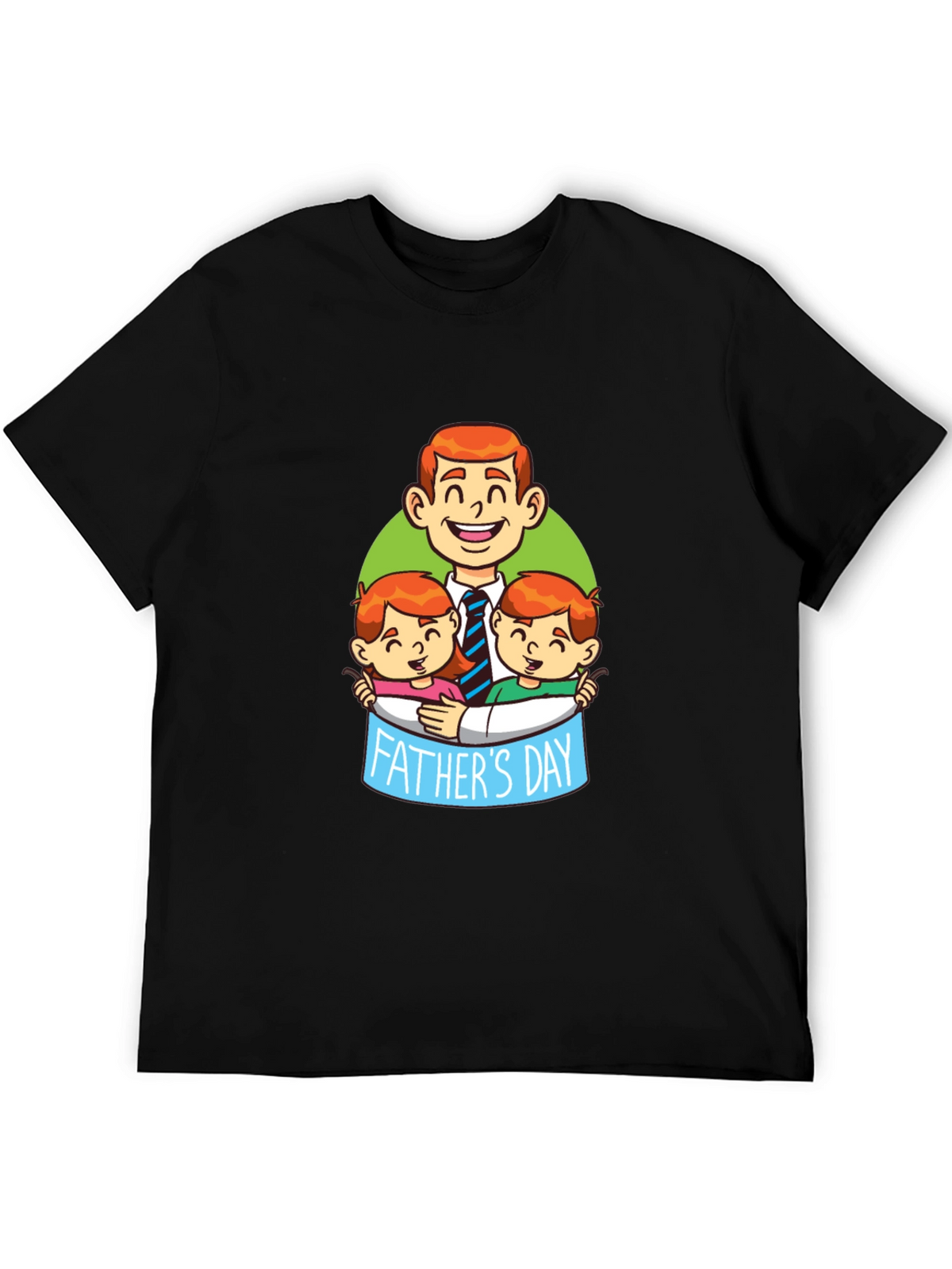 Fathers Day Cartoon Graphic T-Shirt
