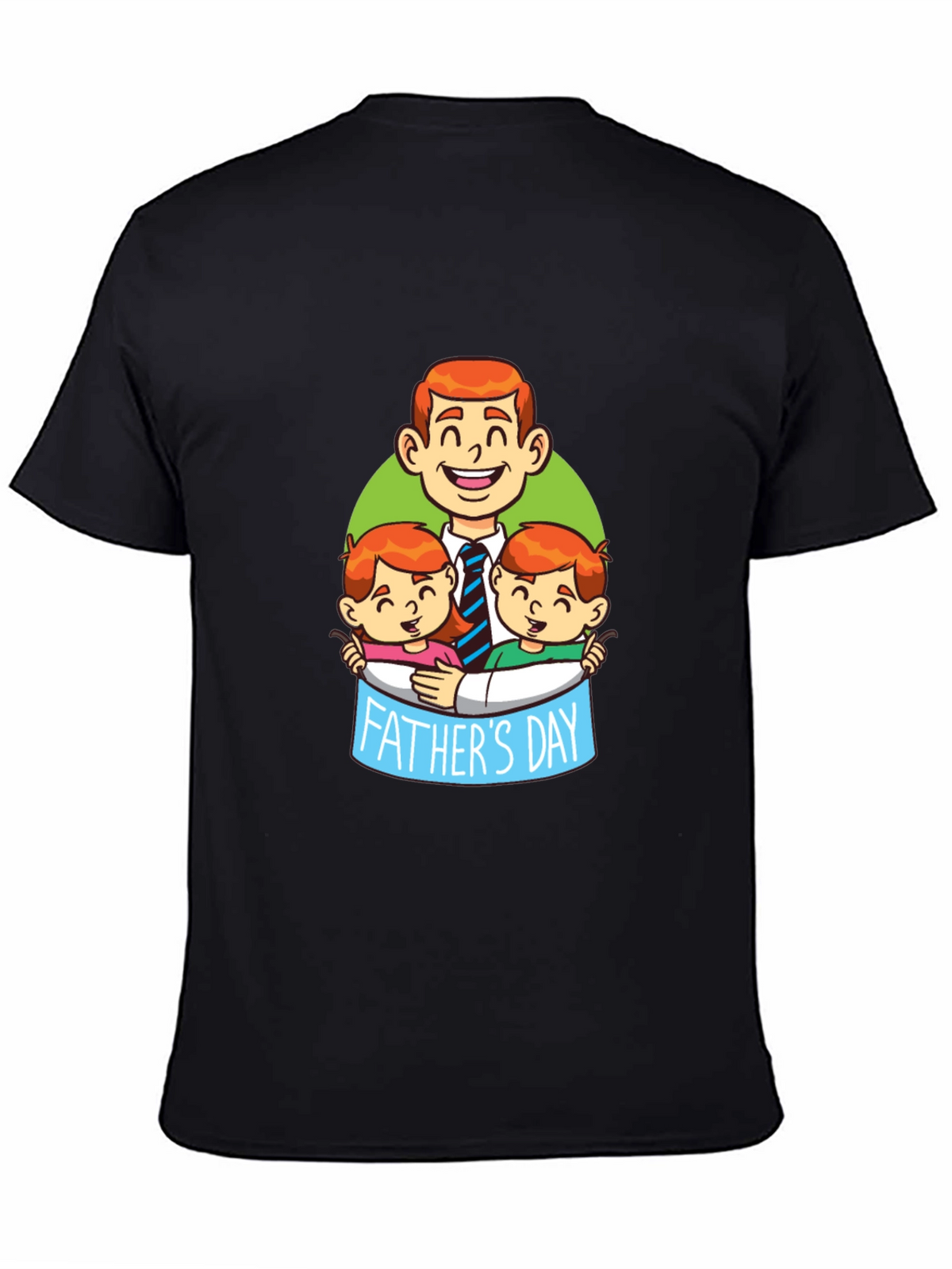 Fathers Day Cartoon Graphic T-Shirt