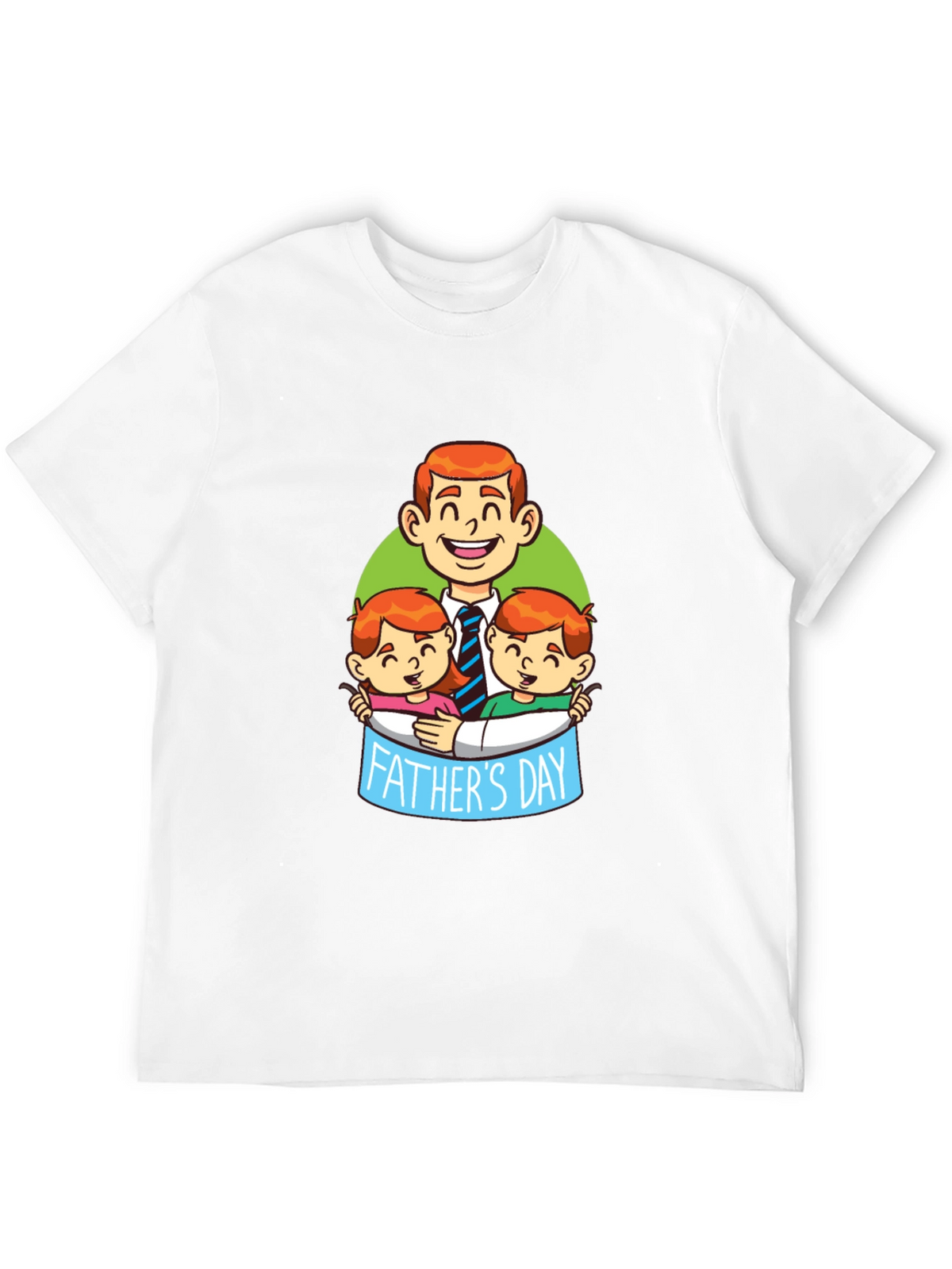 Fathers Day Cartoon Graphic T-Shirt