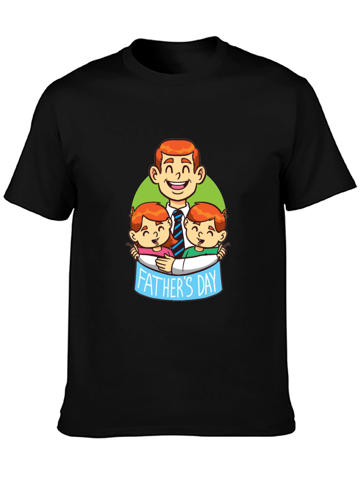 Fathers Day Cartoon Graphic T-Shirt