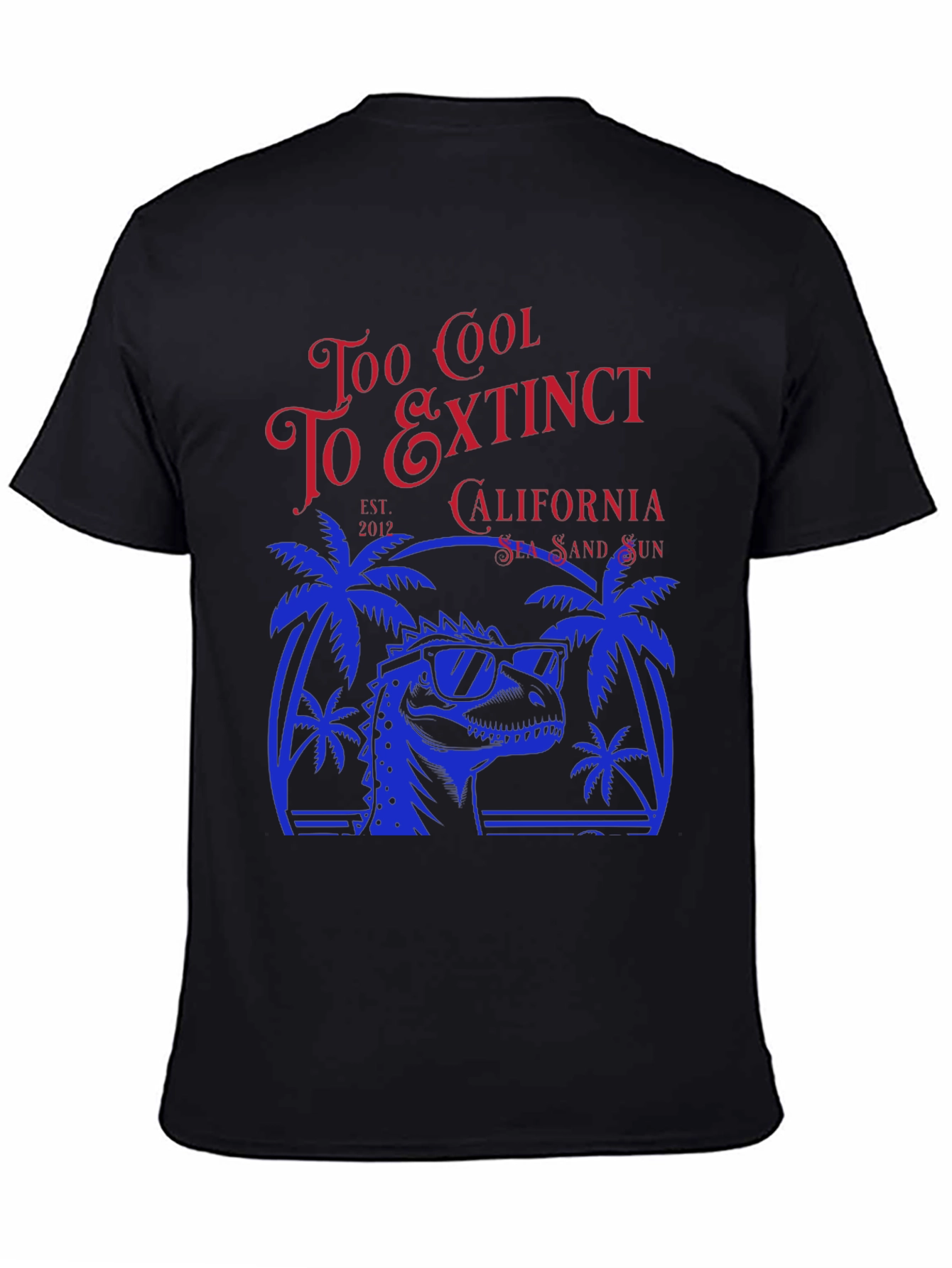 Too Cool to Extinct Dinosaur Graphic T-Shirt
