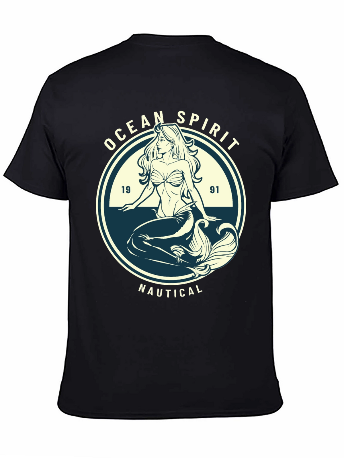 Ocean Spirit Nautical Mermaid Graphic Tee