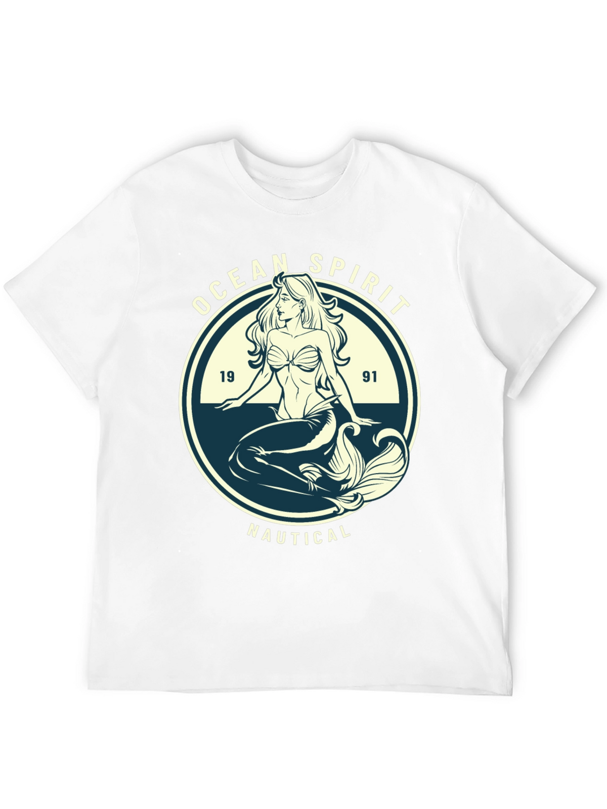Ocean Spirit Nautical Mermaid Graphic Tee