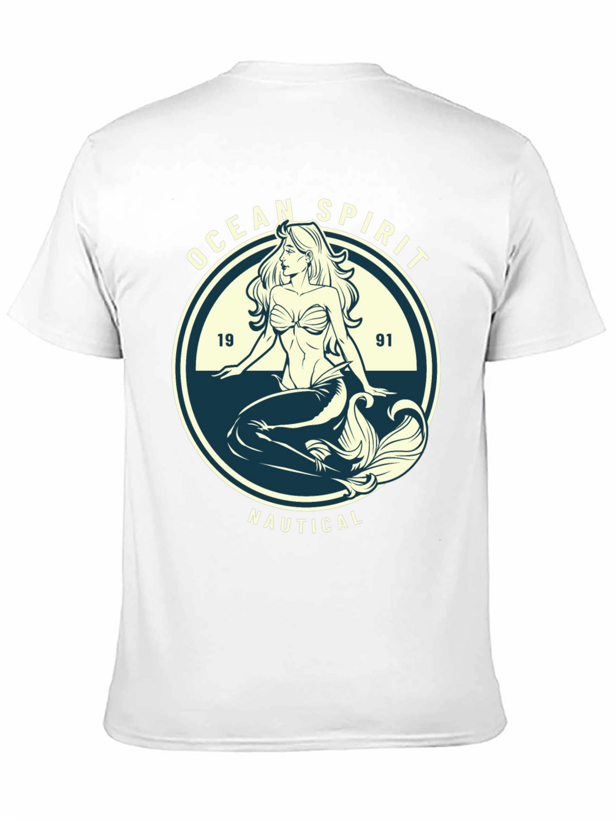 Ocean Spirit Nautical Mermaid Graphic Tee