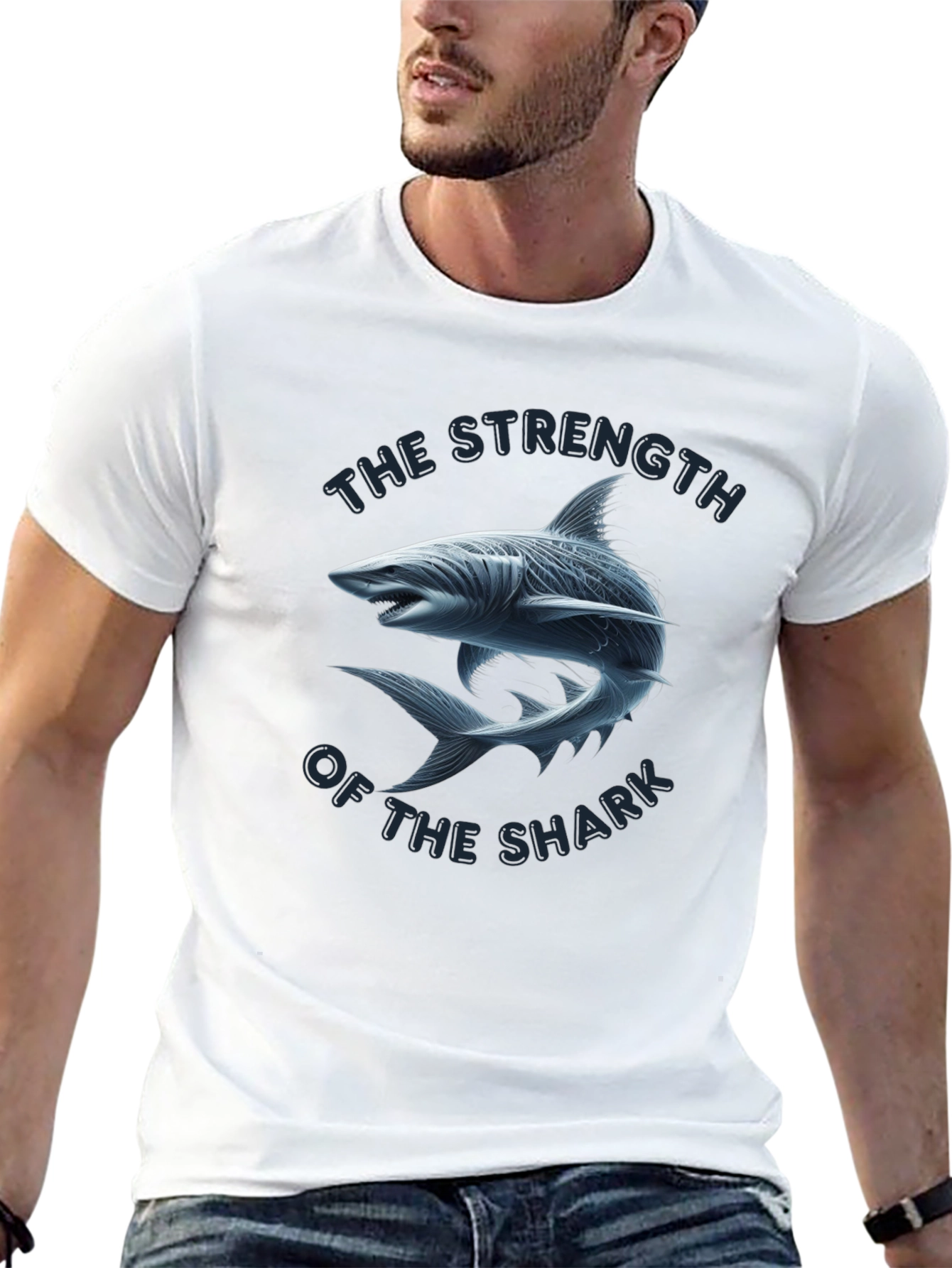 The Strength of the Shark Mens T-Shirt