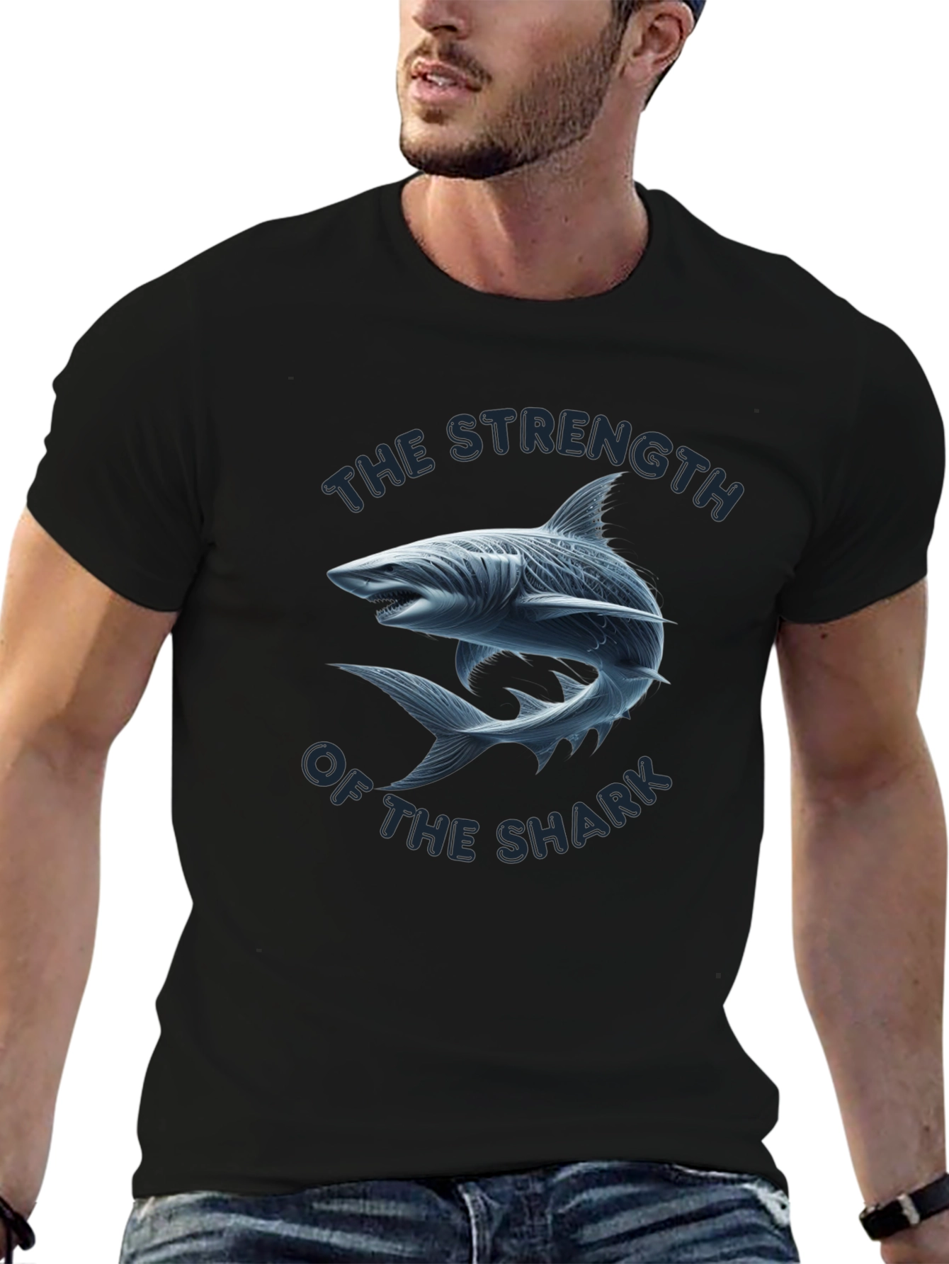 The Strength of the Shark Mens T-Shirt