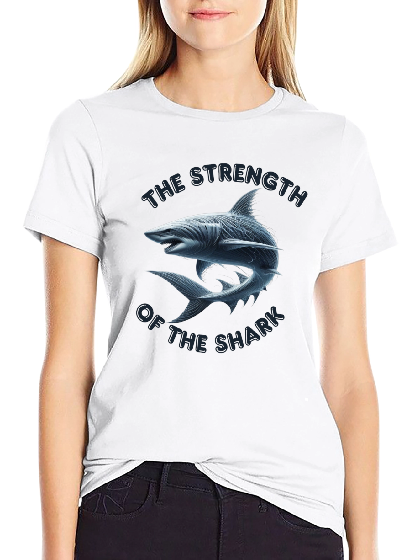 The Strength of the Shark Mens T-Shirt