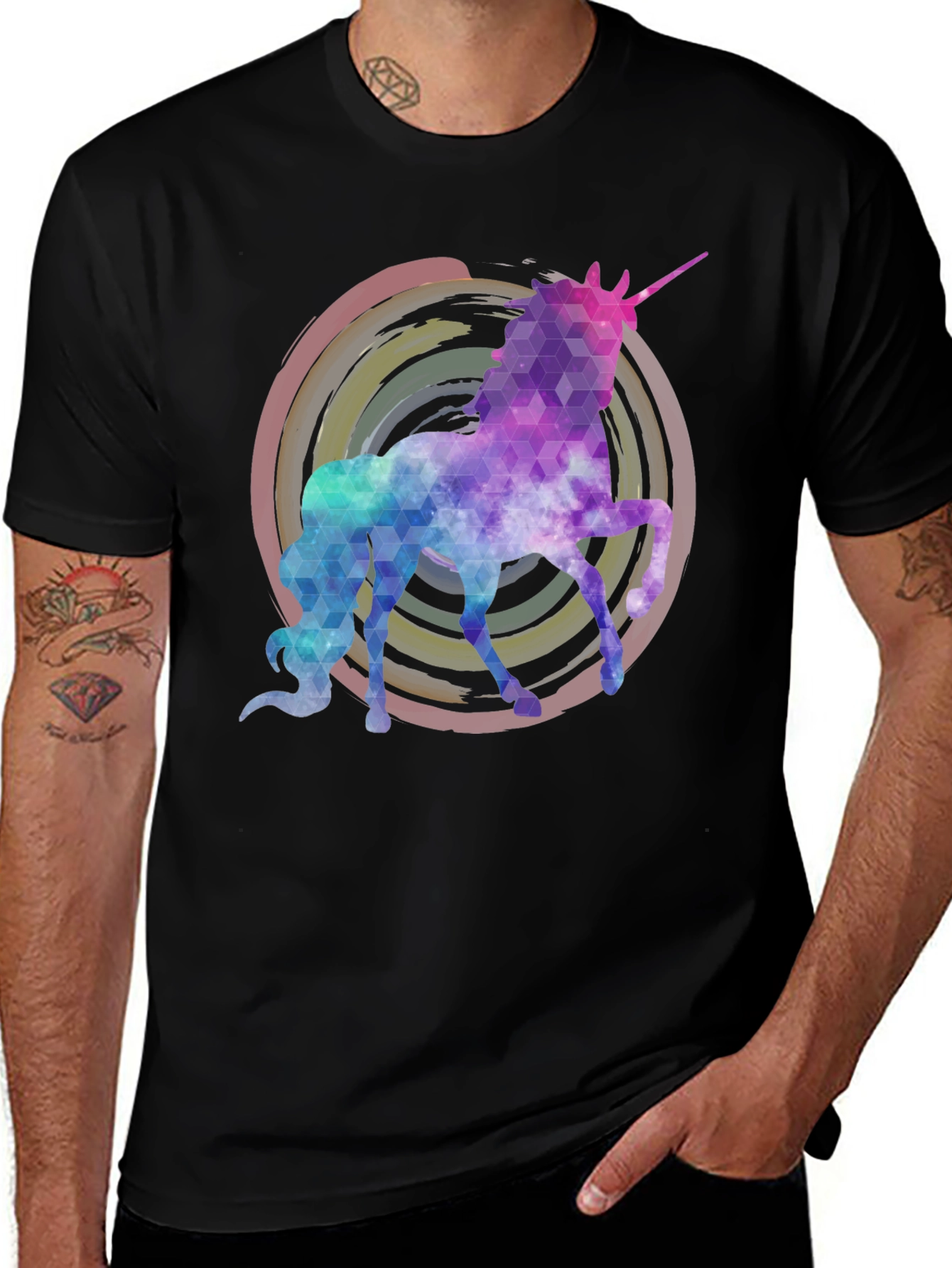 Unicorn Galaxy Graphic T-Shirt