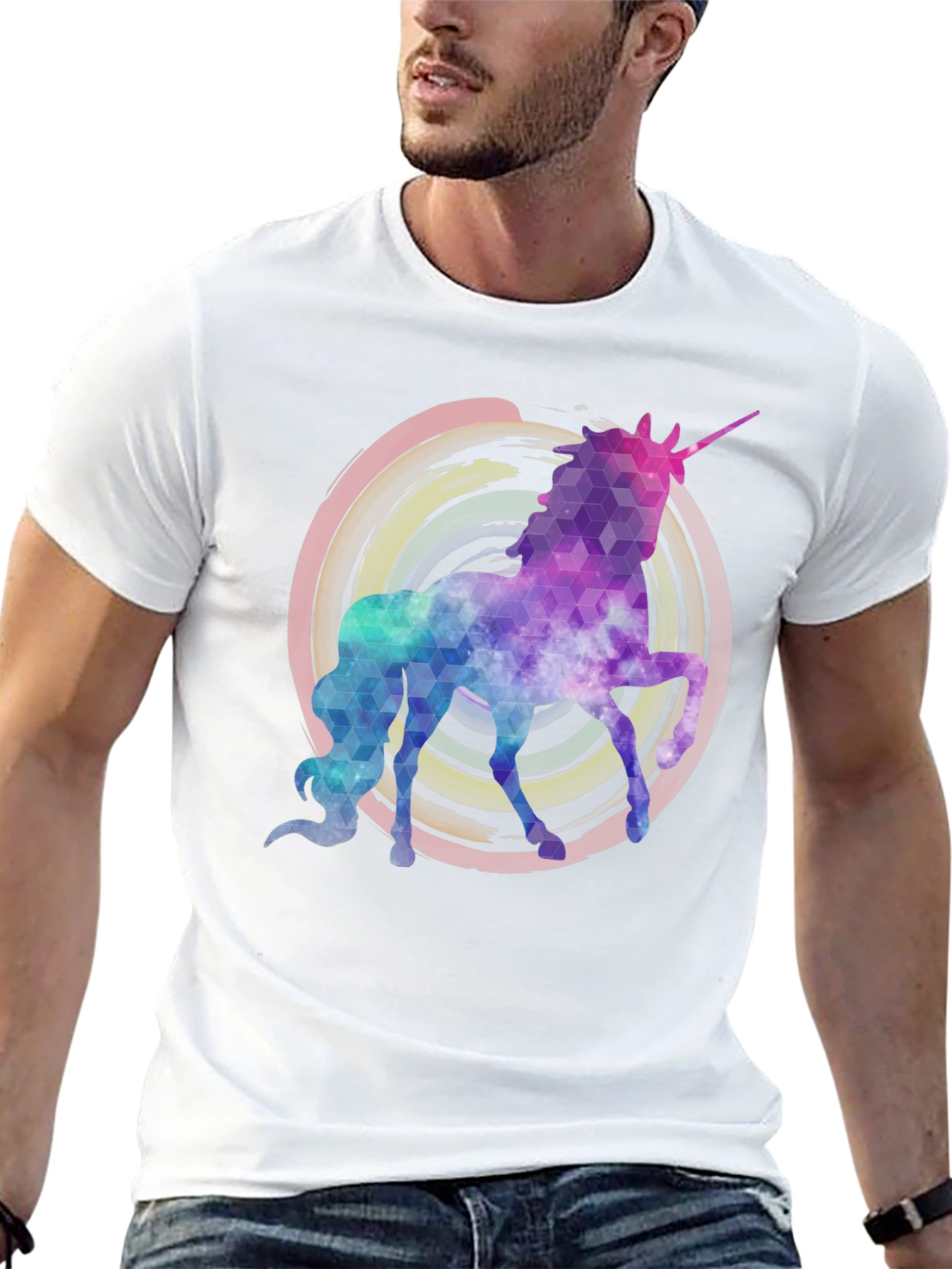Unicorn Galaxy Graphic T-Shirt