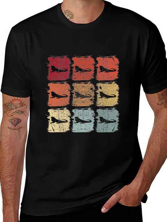 Retro Reptile Graphic T-Shirt - Vintage Style Design