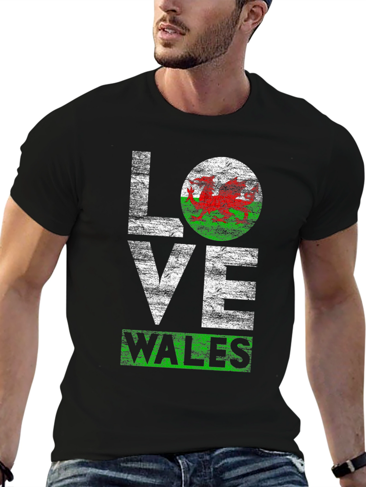 Love Wales Graphic T-Shirt