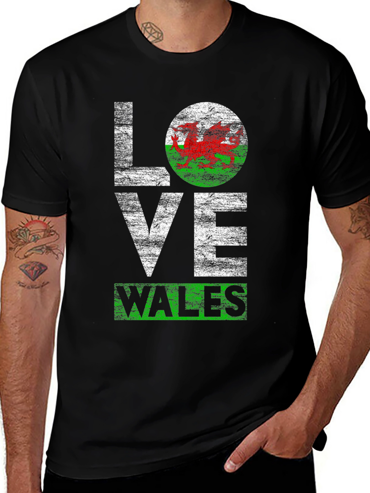 Love Wales Graphic T-Shirt