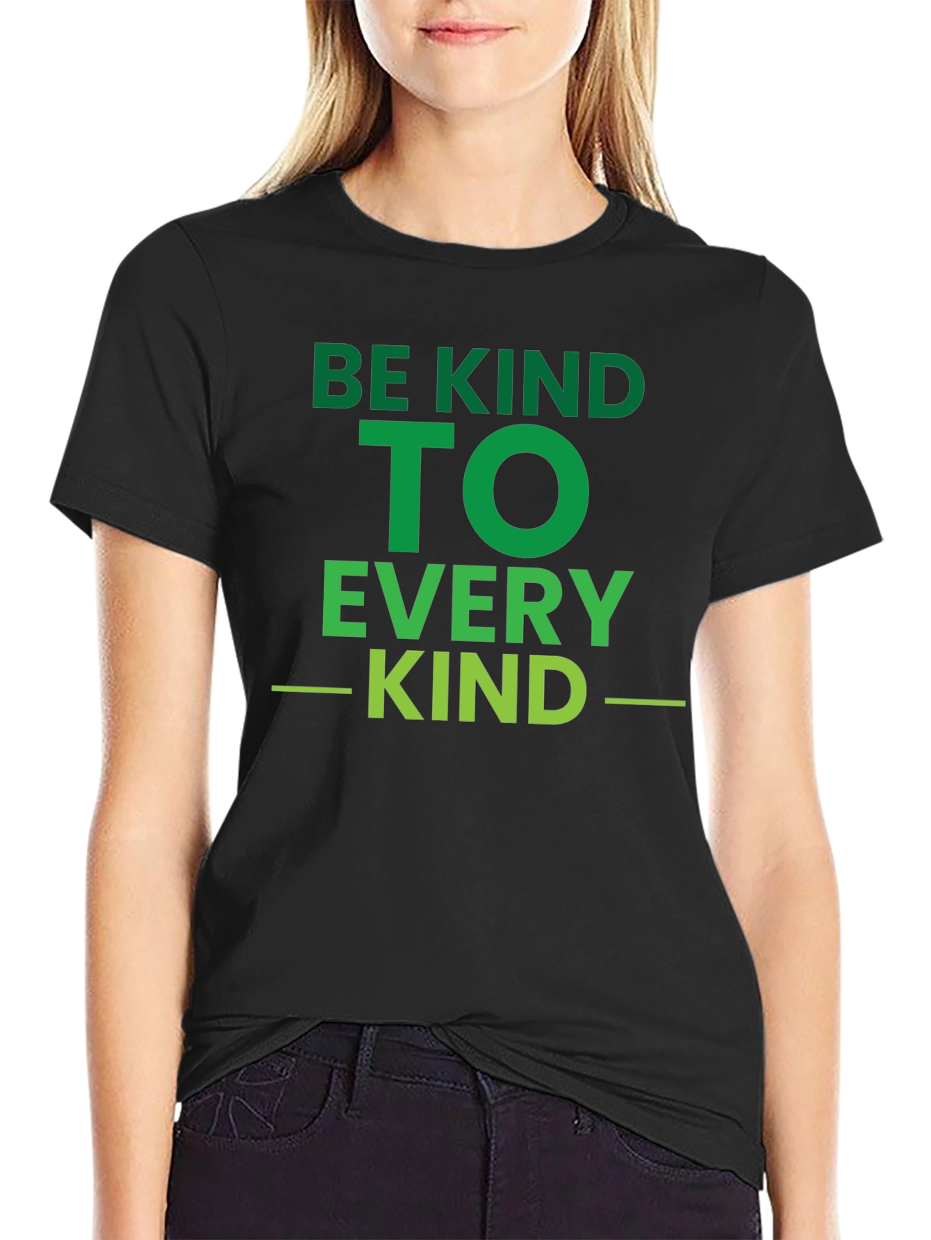 Be Kind T-Shirt - Every Kind - Black Tee