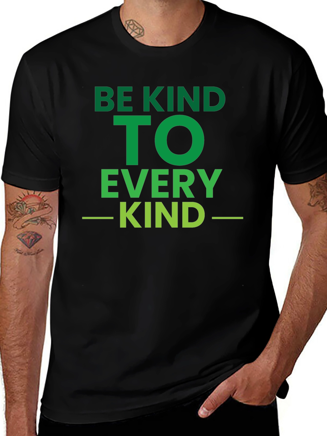 Be Kind T-Shirt - Every Kind - Black Tee