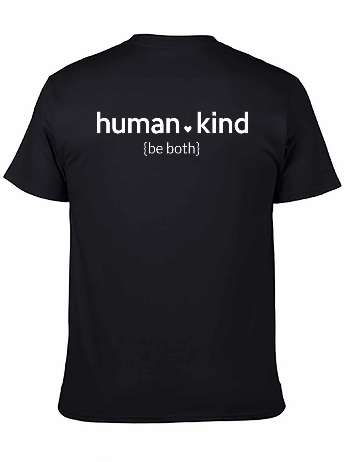 Human Kind Be Both Graphic Tee - Black