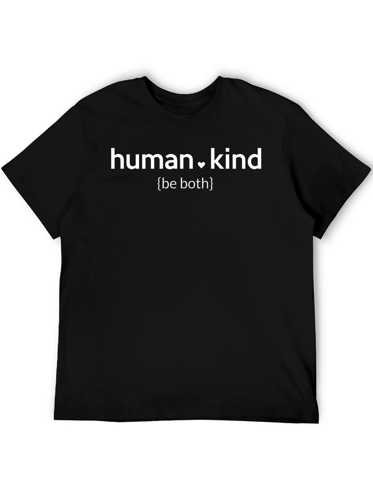 Human Kind Be Both Graphic Tee - Black