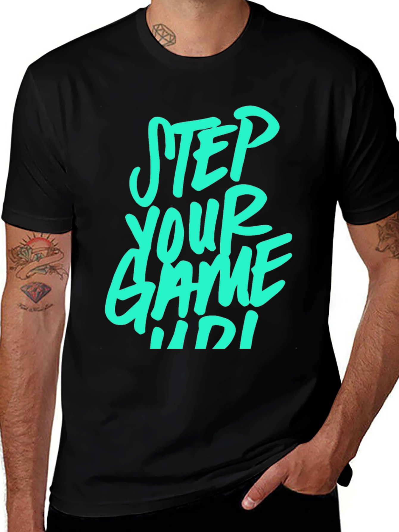 Step Your Game Up T-Shirt - Cool Graphic Tee