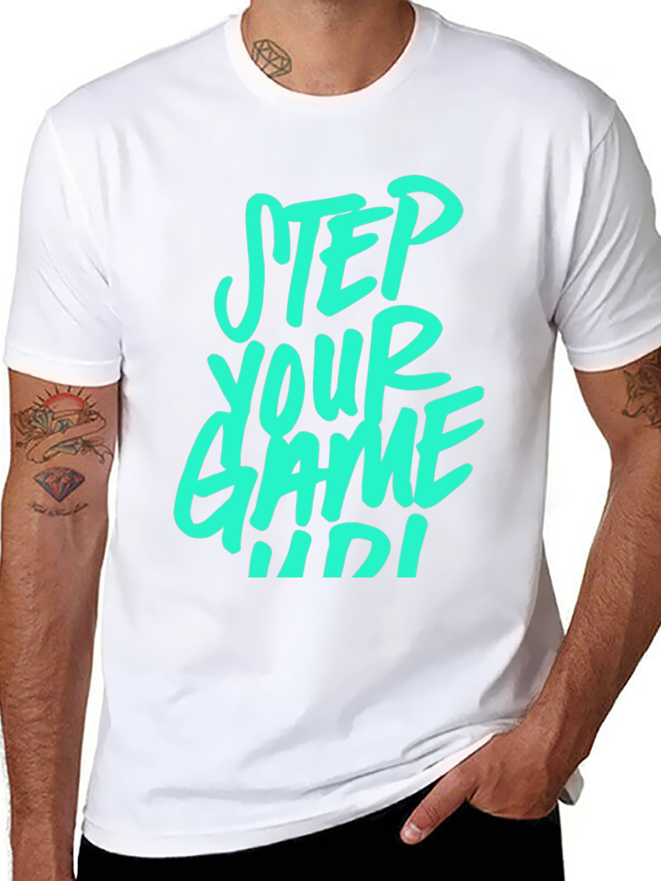Step Your Game Up T-Shirt - Cool Graphic Tee