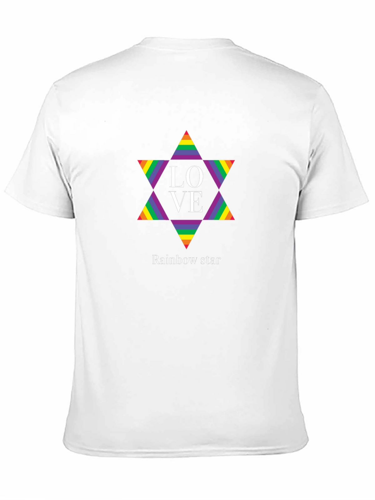 Rainbow Star LOVE Graphic Tee