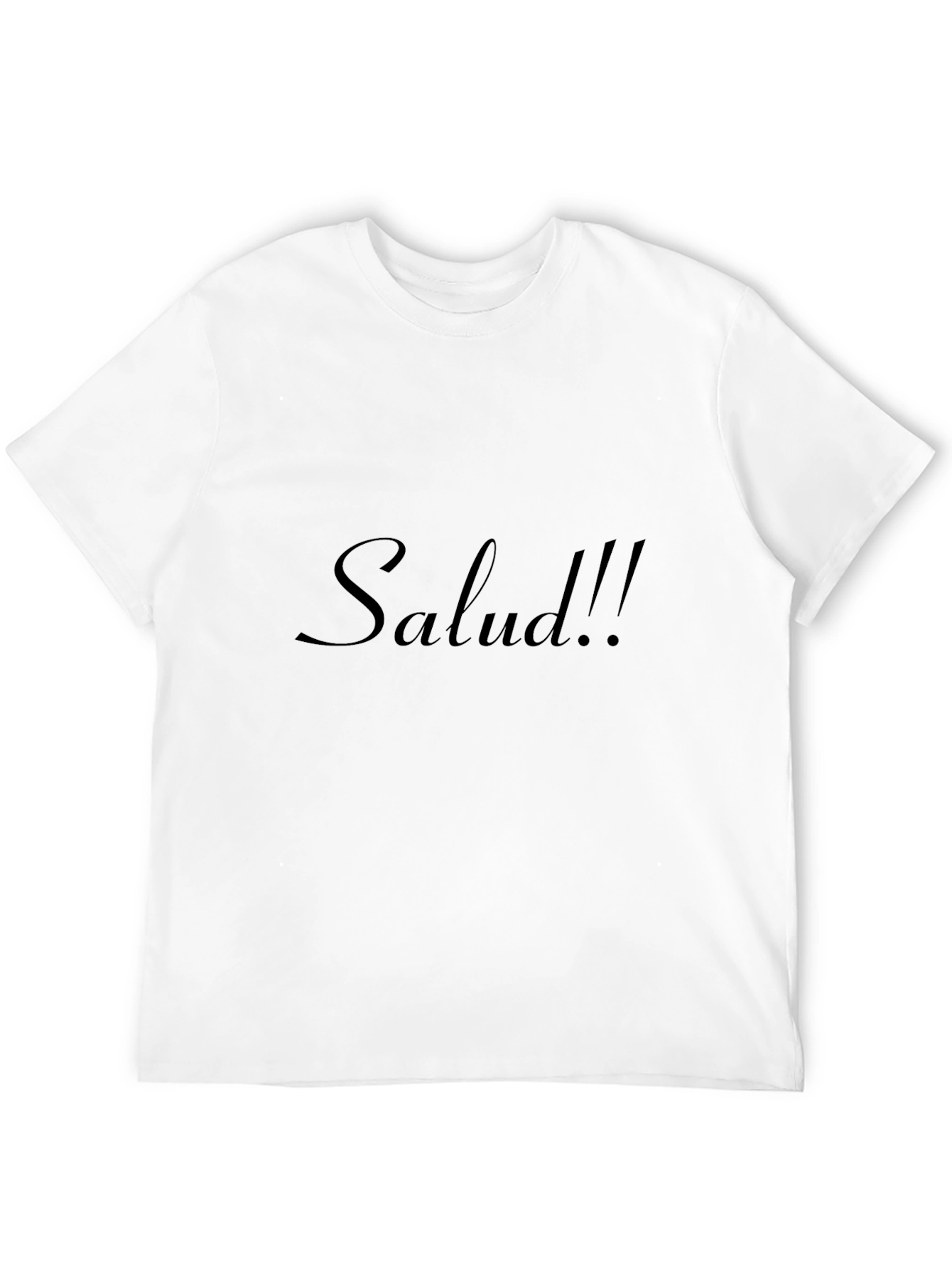 Salud Graphic Tee - Stylish Black Crew Neck T-Shirt