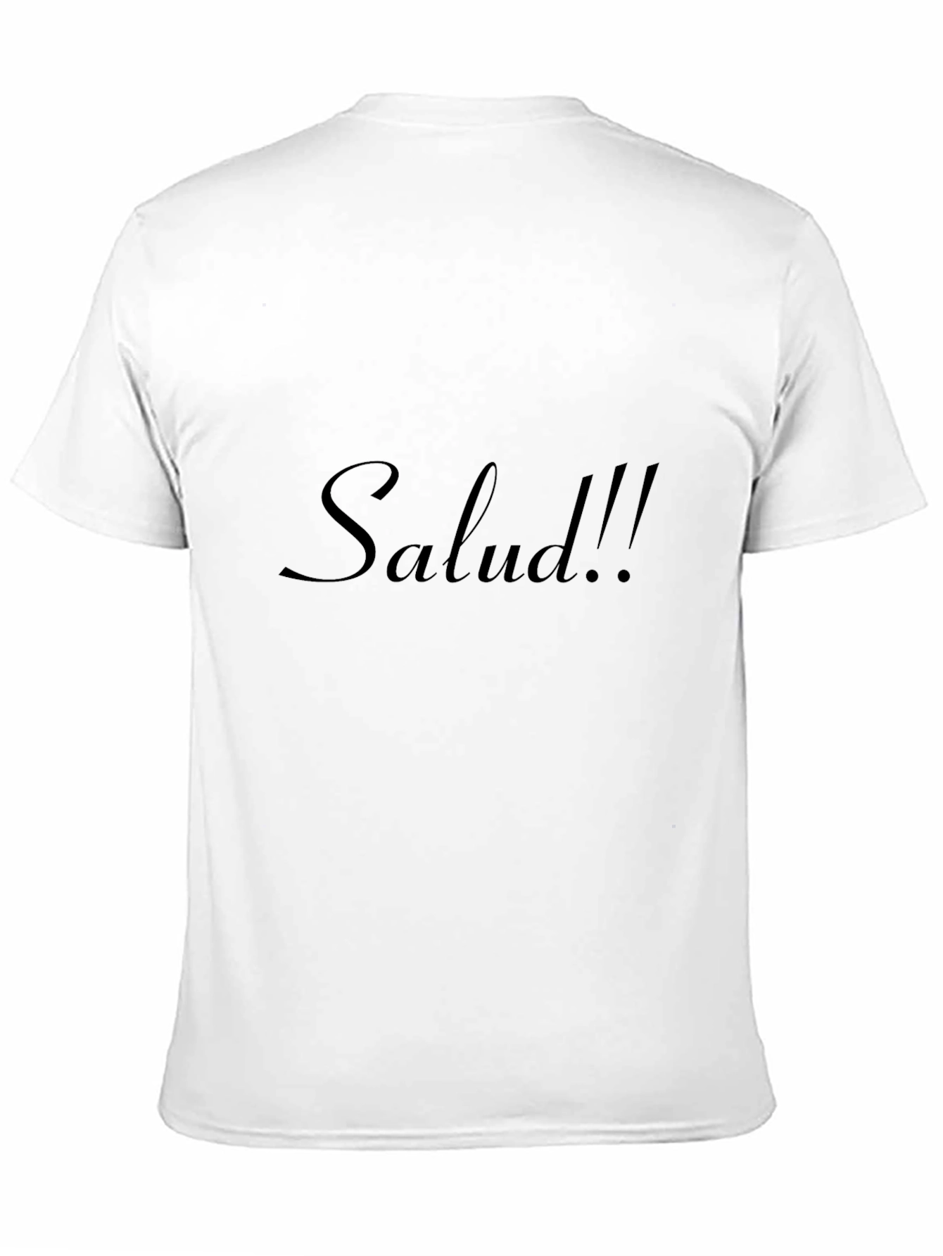 Salud Graphic Tee - Stylish Black Crew Neck T-Shirt