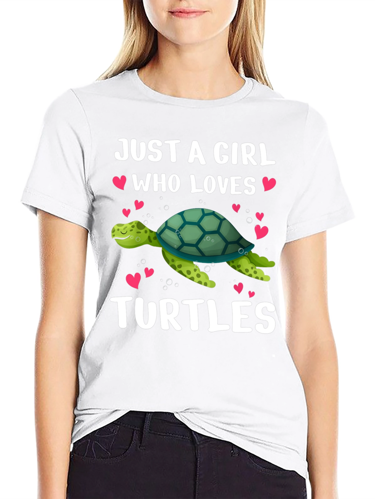 Just A Girl Who Loves Turtles T-Shirt