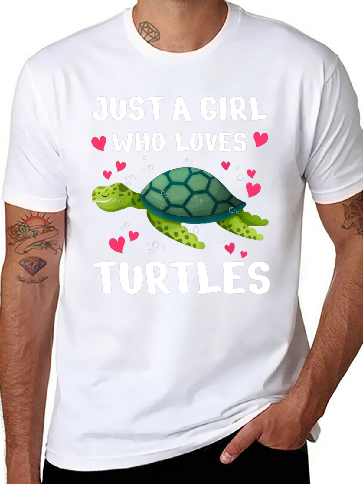 Just A Girl Who Loves Turtles T-Shirt