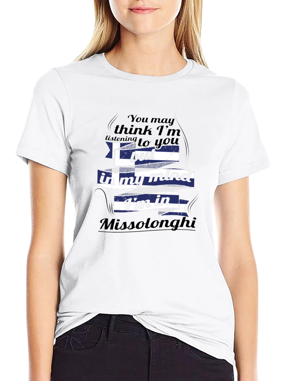 Missolonghi Mind T-Shirt - Novelty Greek Flag Tee