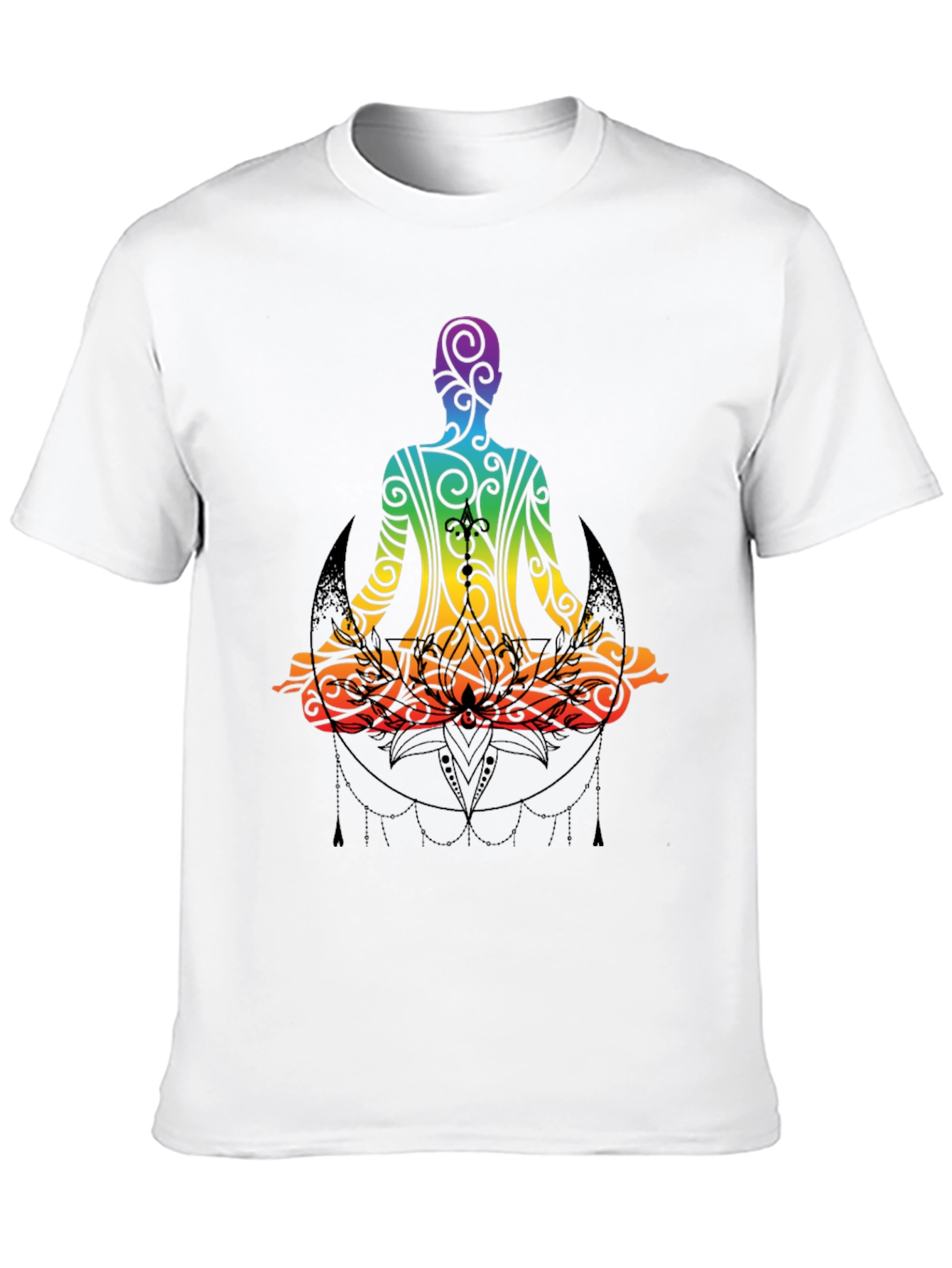 Rainbow Yoga Meditation T-Shirt