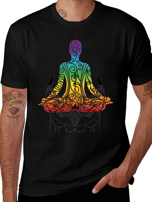 Rainbow Yoga Meditation T-Shirt