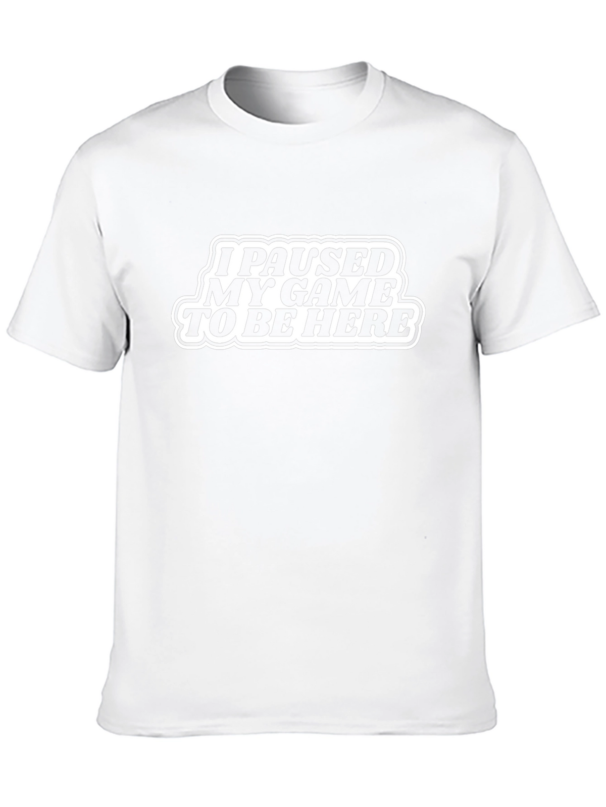 Funny Gamer T-Shirt - I Paused My Game