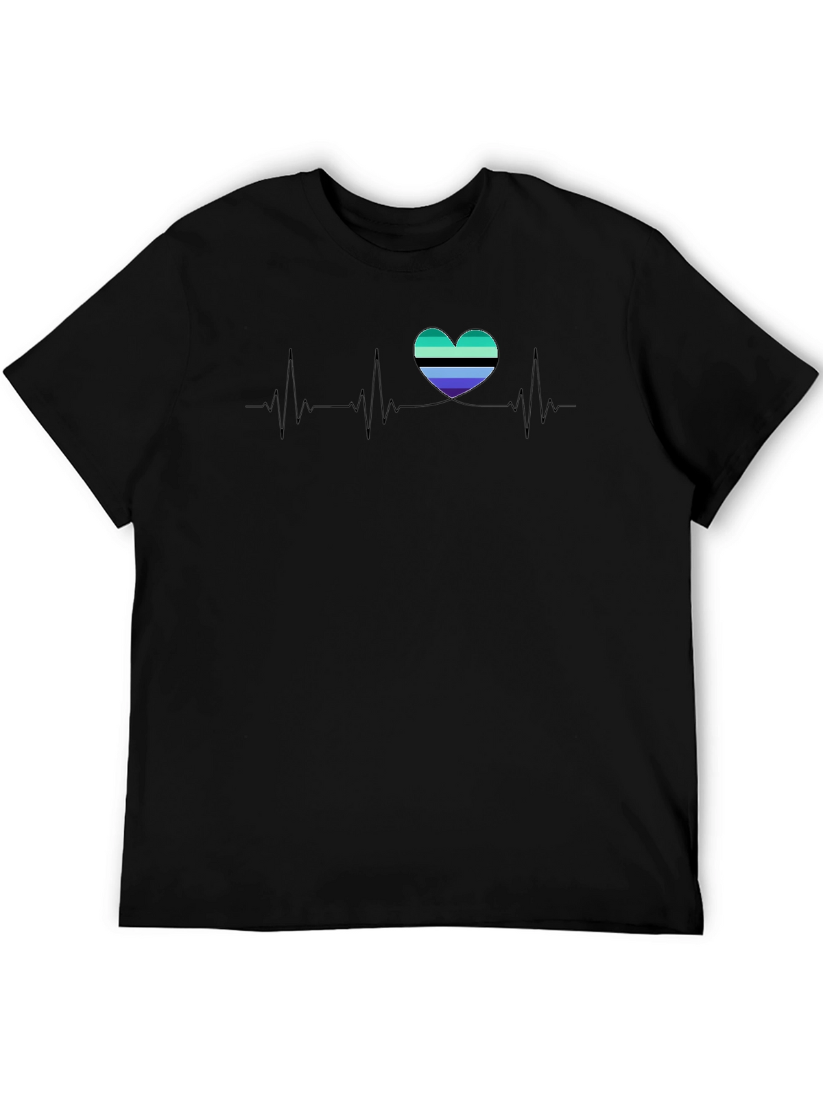 Heartbeat Pride T-Shirt - LGBTQ+ Heart