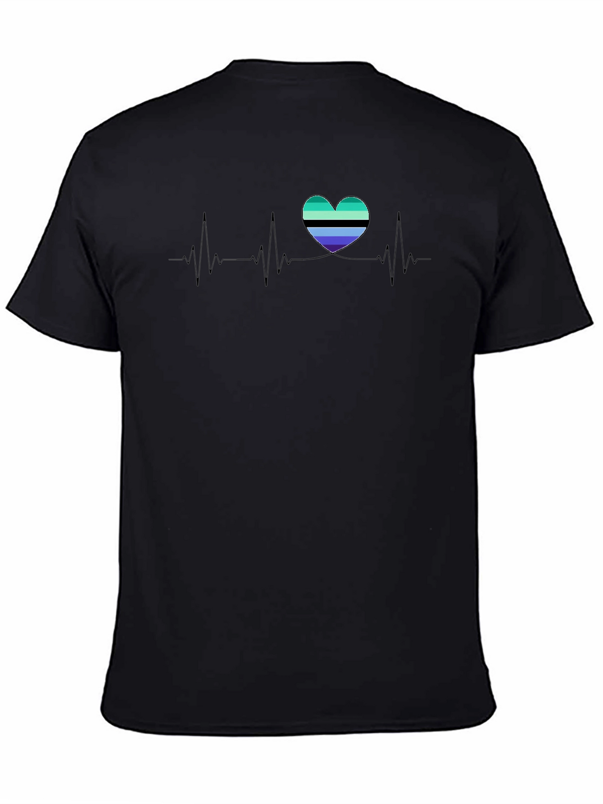 Heartbeat Pride T-Shirt - LGBTQ+ Heart