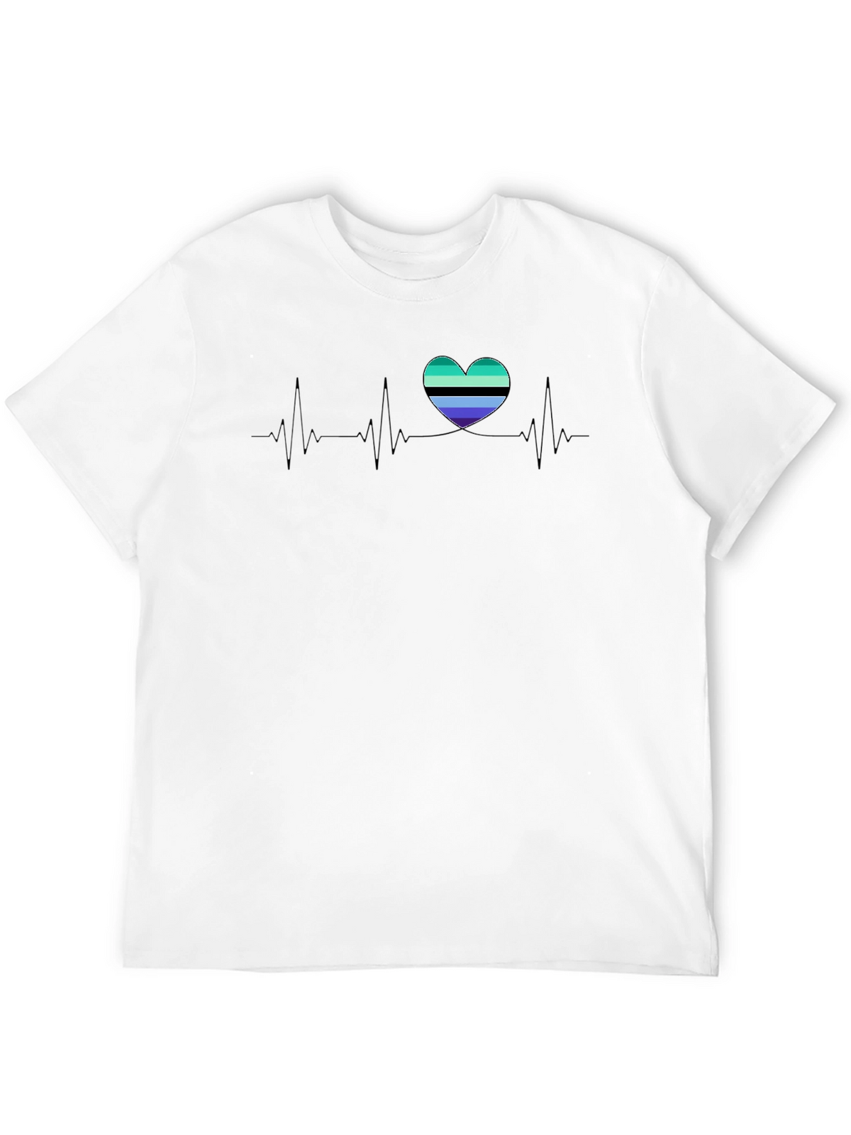 Heartbeat Pride T-Shirt - LGBTQ+ Heart