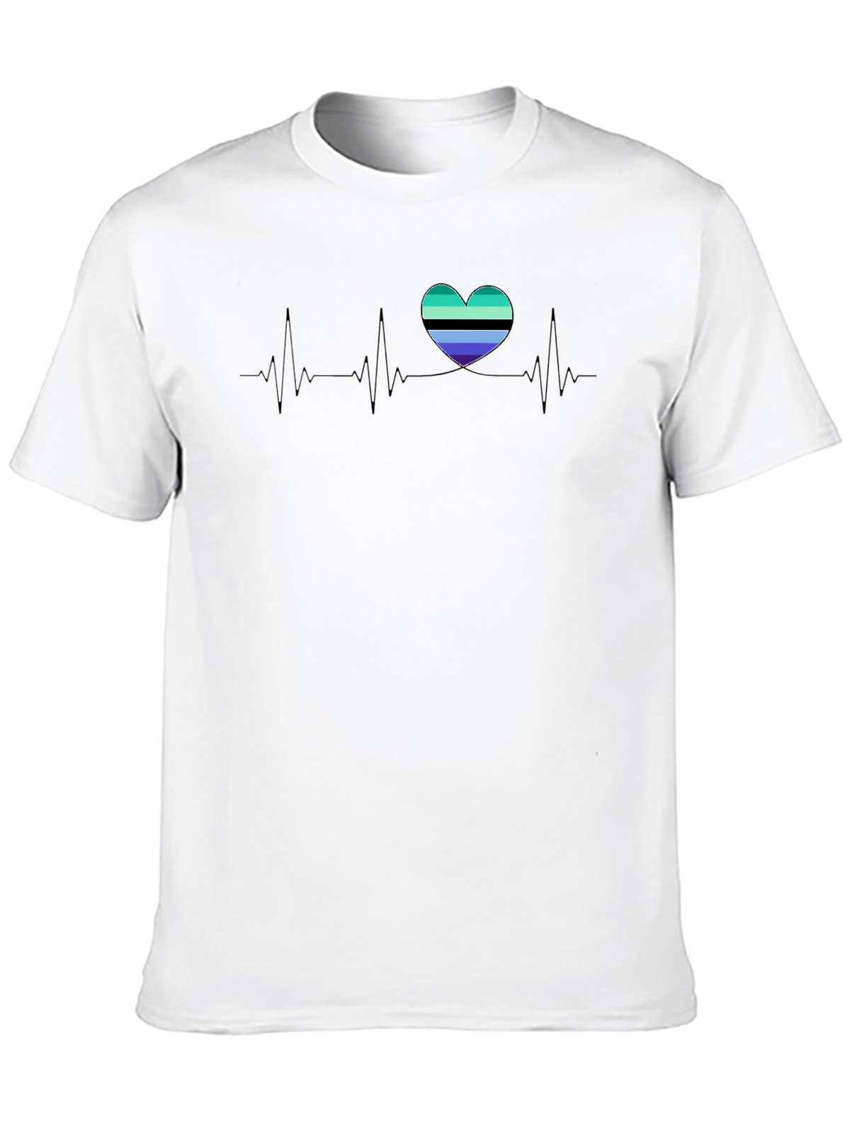 Heartbeat Pride T-Shirt - LGBTQ+ Heart