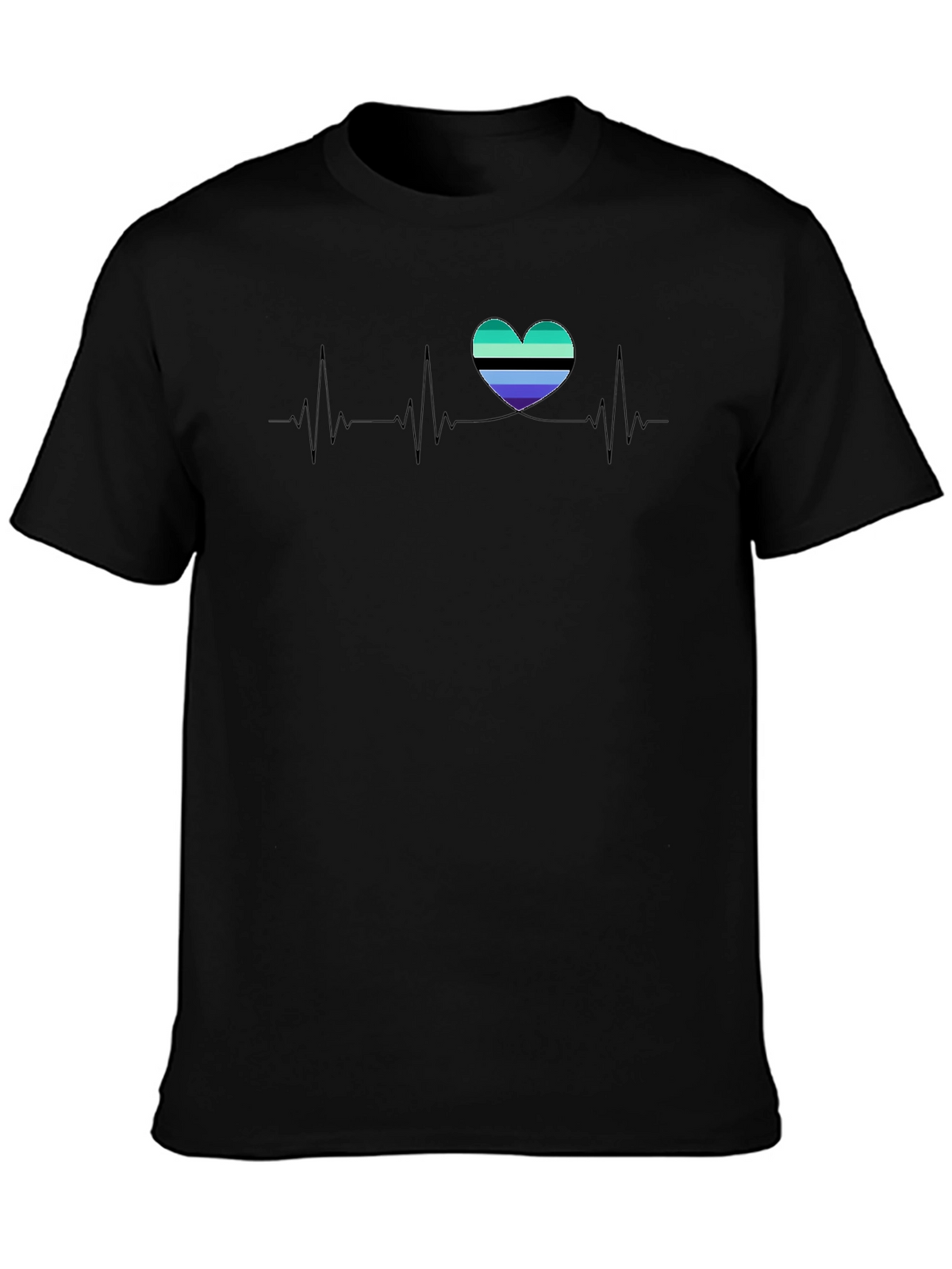 Heartbeat Pride T-Shirt - LGBTQ+ Heart
