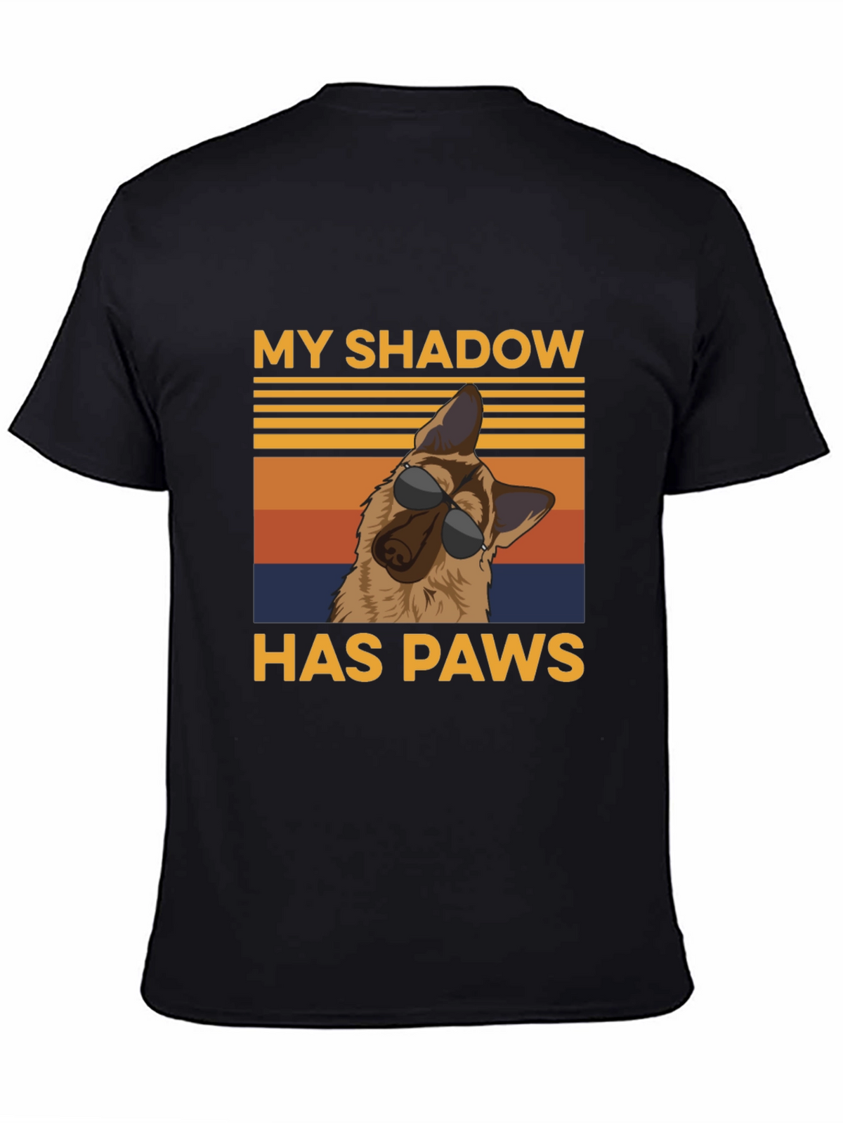 My Shadow Has Paws Dog T-Shirt