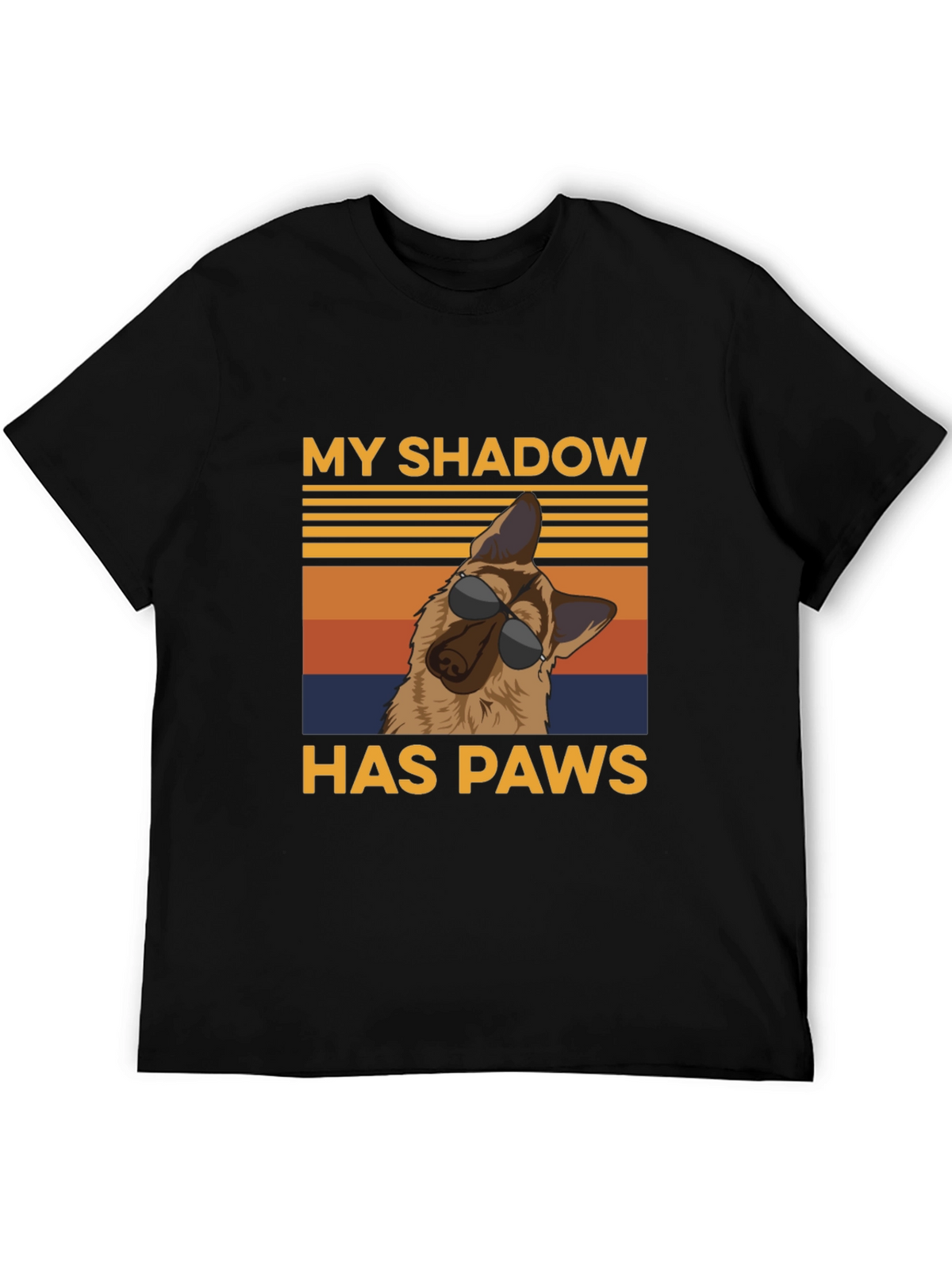My Shadow Has Paws Dog T-Shirt