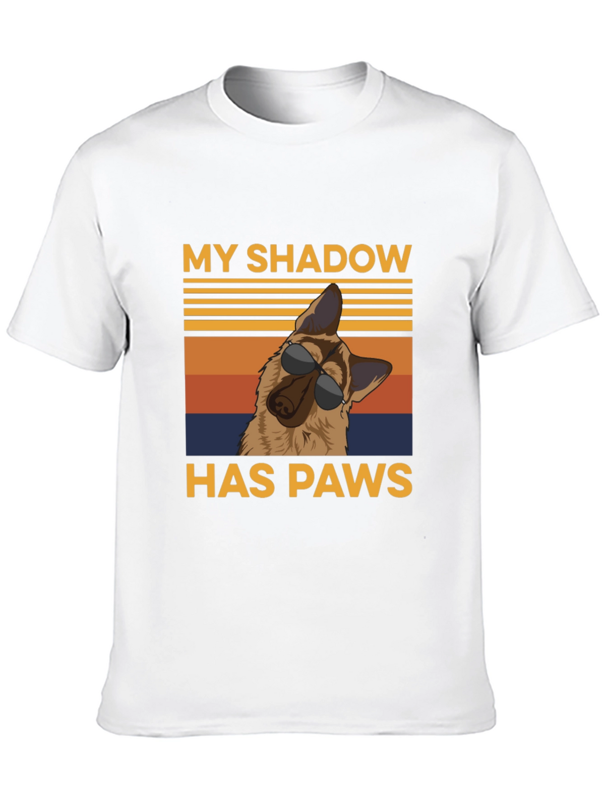 My Shadow Has Paws Dog T-Shirt