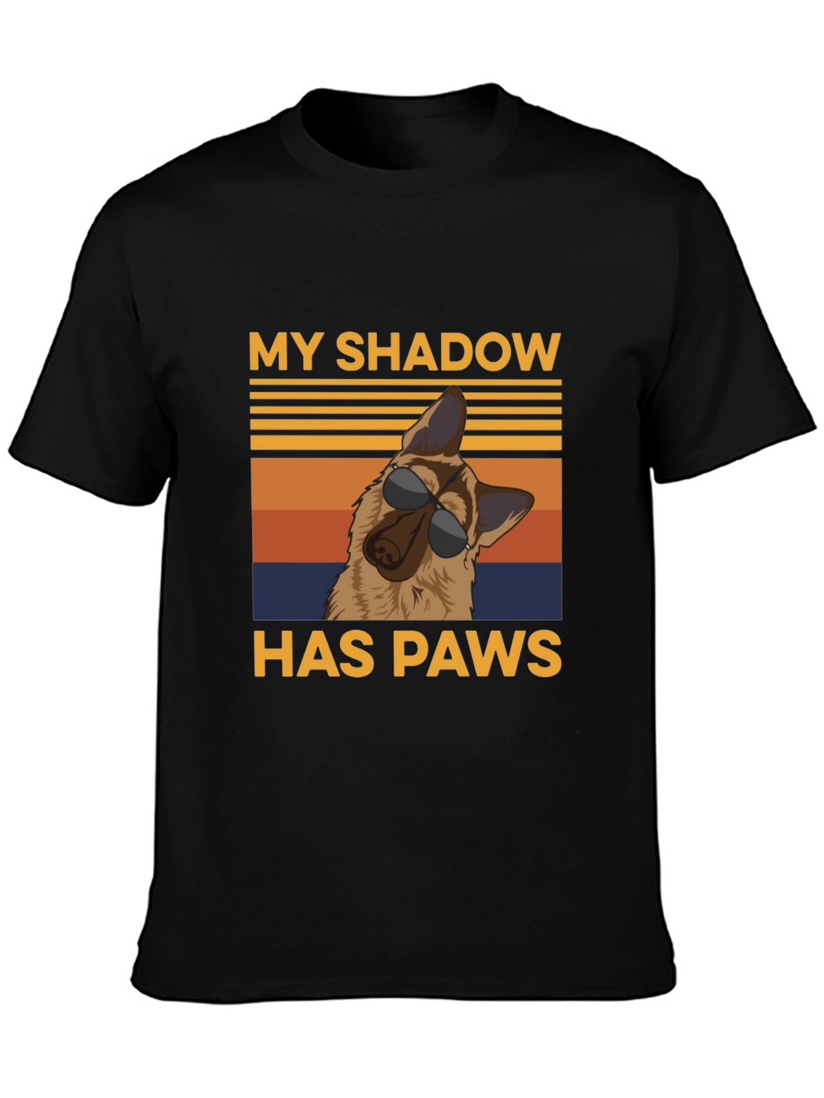 My Shadow Has Paws Dog T-Shirt