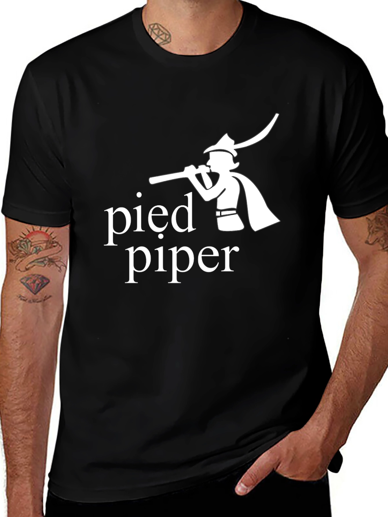Pied Piper Graphic Tee - Classic Tale Design