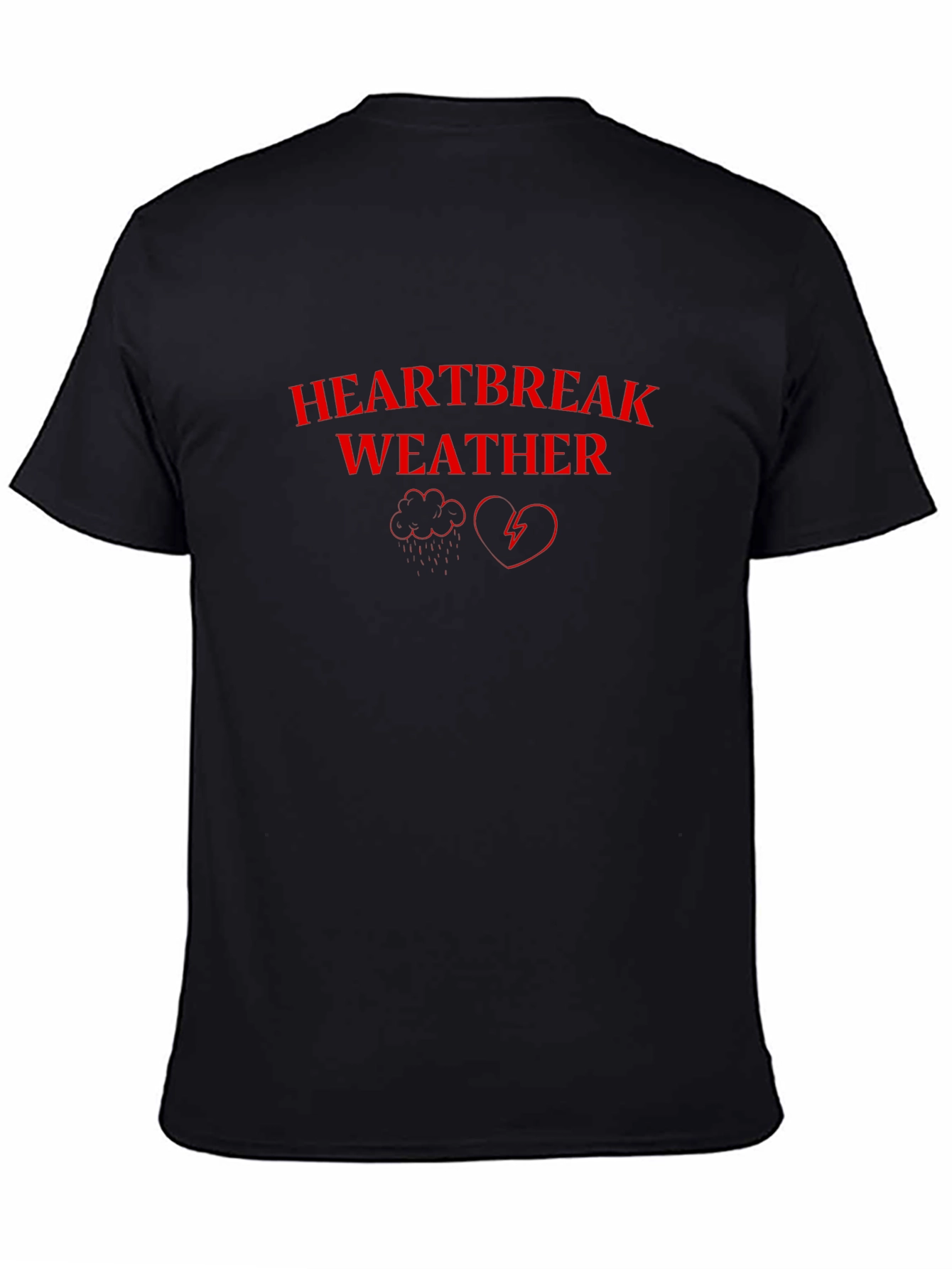 Heartbreak Weather Graphic Tee - Black